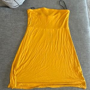 Strapless mini summer dress